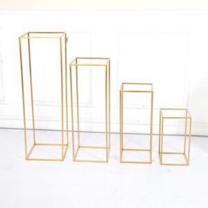 Gold Metal stands (4 pieces)