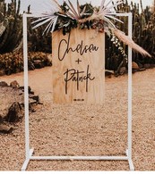 Welcome Sign holding Frame