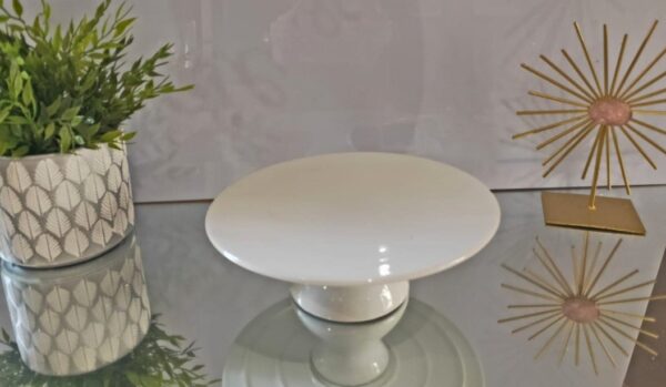 White Ceramic Cake Stand