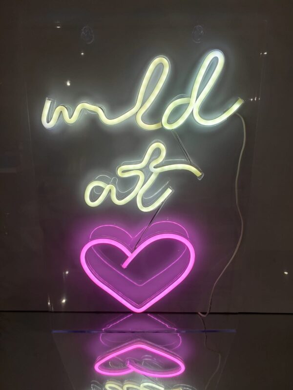 Wild at Heart LED Neon Sign